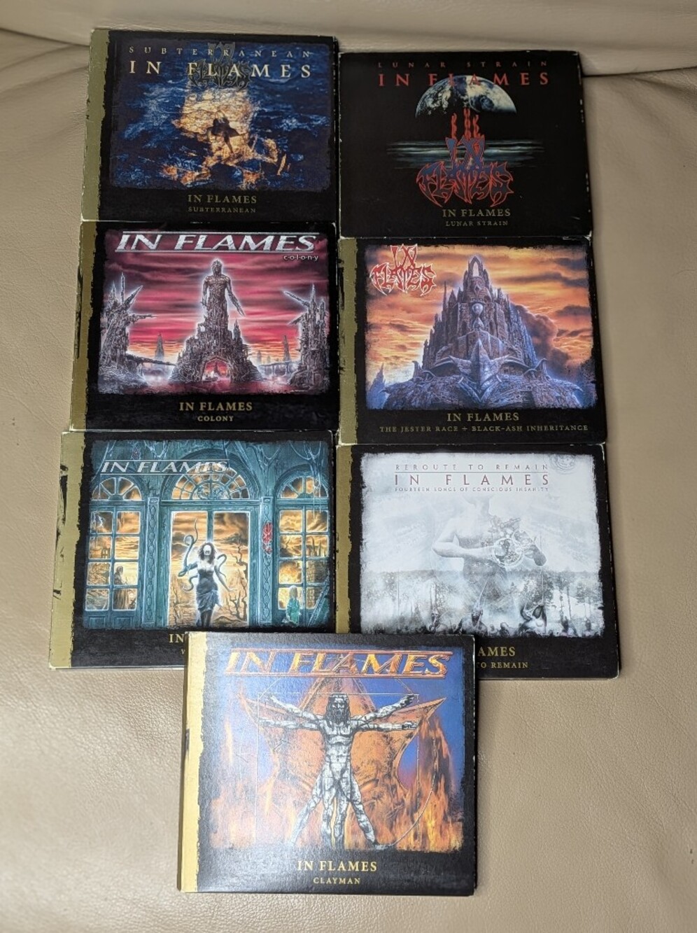 In Flames CD Collection - Digipacks Lot Of 7
